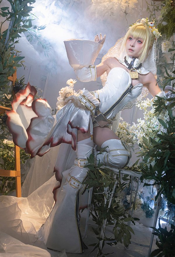 FGO ネロ・クラウディウス ブライド 嫁セイバー コスプレ 衣装 FGO ネロ・クラウディウス ブライド 嫁セイバー コスプレ 衣装