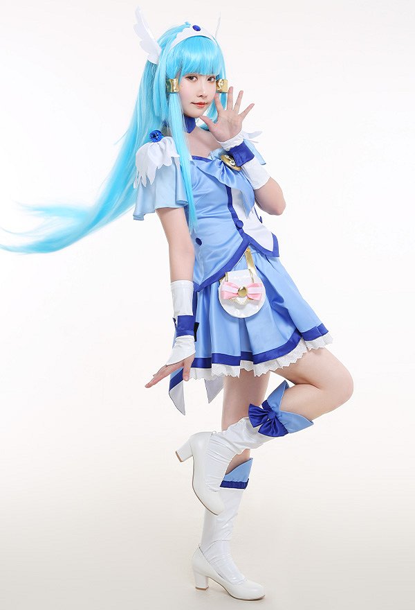 スマイルプリキュア! 青木れいか コスプレ衣装 スマイルプリキュア! 青木れいか コスプレ衣装