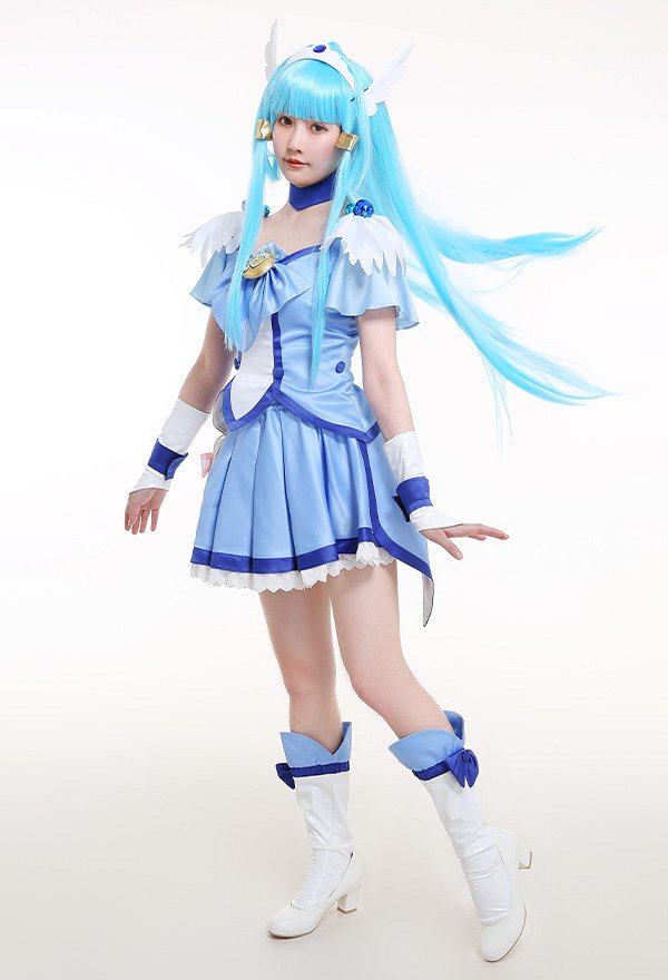 スマイルプリキュア! 青木れいか コスプレ衣装 スマイルプリキュア! 青木れいか コスプレ衣装