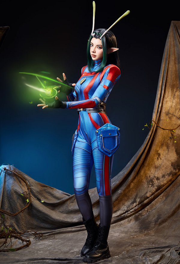 マーベルライバルズ マンティス ガーディアンズ・オブ・ギャラクシー3 コスプレ 衣装