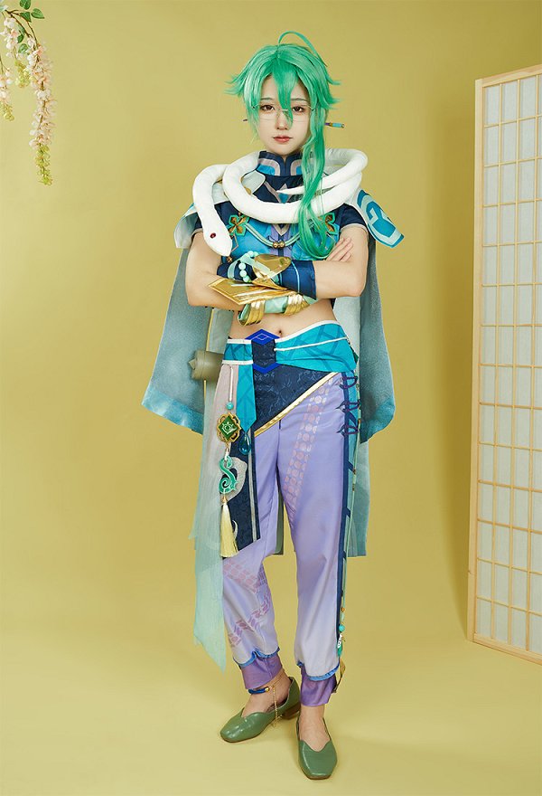 原神 白朮 ビャクジュツ コスプレ 衣装