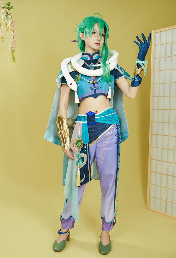 原神 白朮 ビャクジュツ コスプレ 衣装