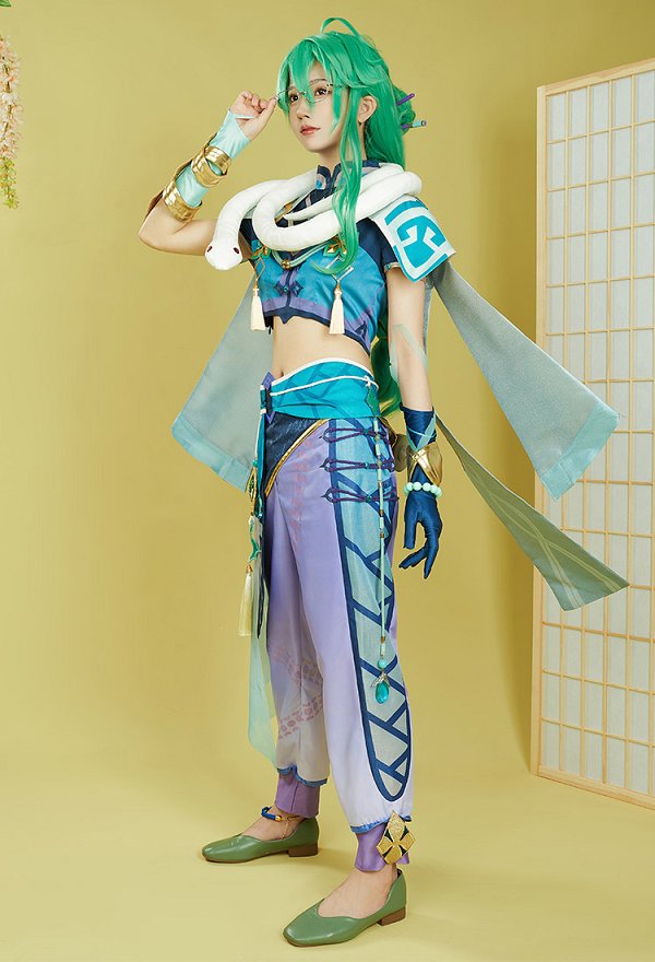 原神 白朮 ビャクジュツ コスプレ 衣装