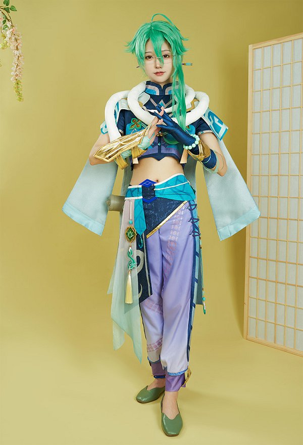 原神 白朮 ビャクジュツ コスプレ 衣装