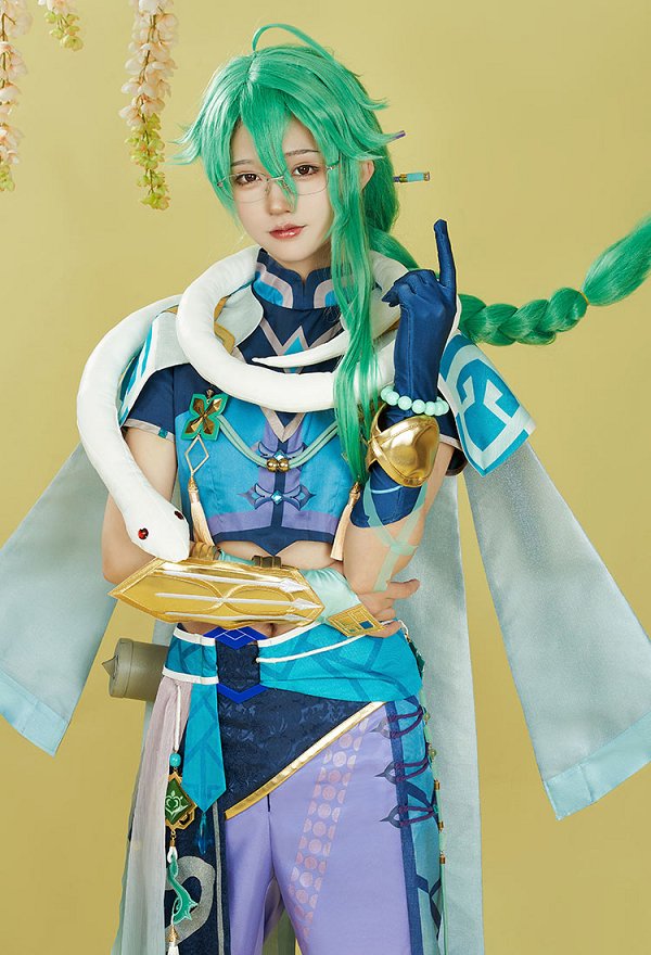 原神 白朮 ビャクジュツ コスプレ 衣装