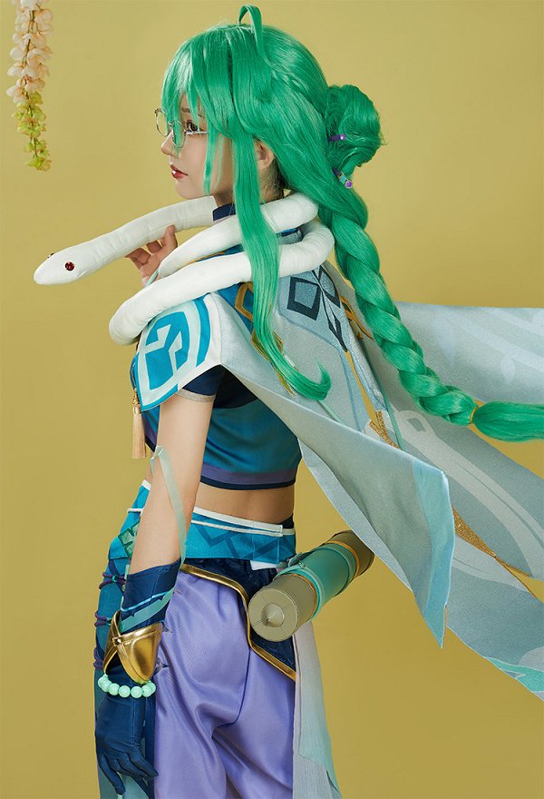 原神 白朮 ビャクジュツ コスプレ 衣装