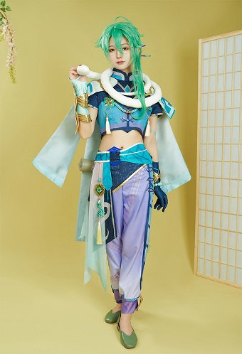 原神 白朮 ビャクジュツ コスプレ 衣装