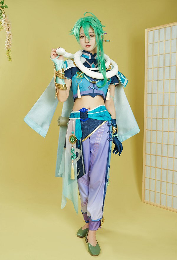 原神 白朮 ビャクジュツ コスプレ 衣装