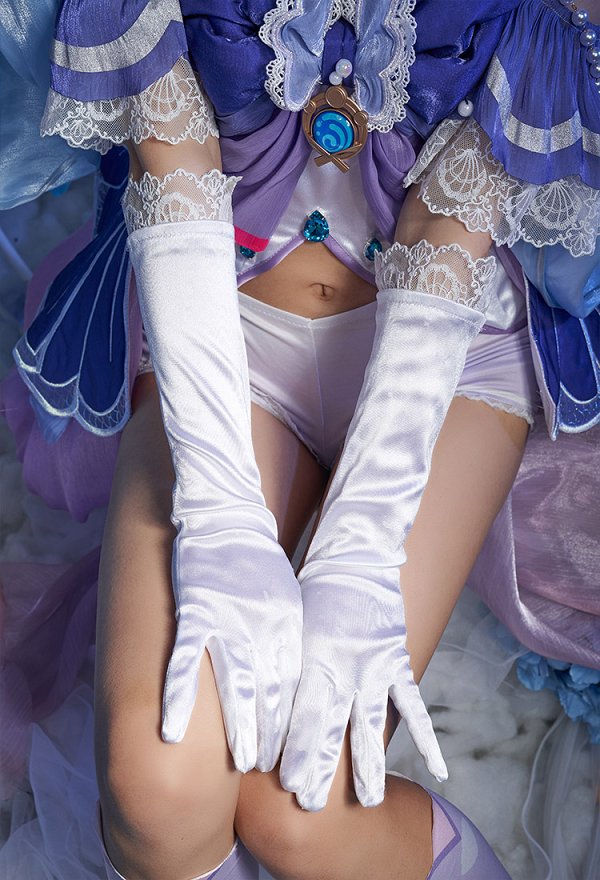 原神 珊瑚宮心海 さんごのみやここみ 魔法少女 (illustration by AKUO)コスプレ 衣装 コラボ製品