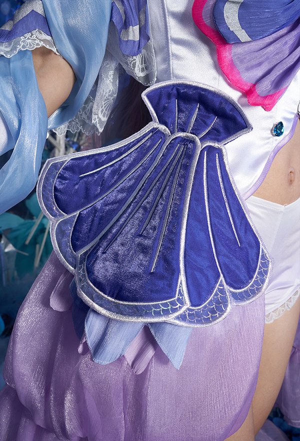 原神 珊瑚宮心海 さんごのみやここみ 魔法少女 (illustration by AKUO)コスプレ 衣装 コラボ製品
