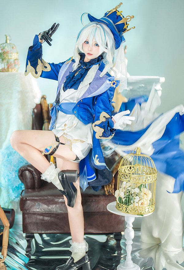 原神 フリーナ フォカロルス コスプレ 衣装