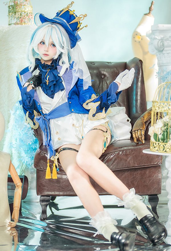 原神 フリーナ フォカロルス コスプレ 衣装