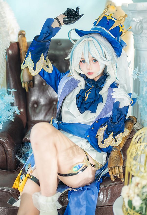 原神 フリーナ フォカロルス コスプレ 衣装