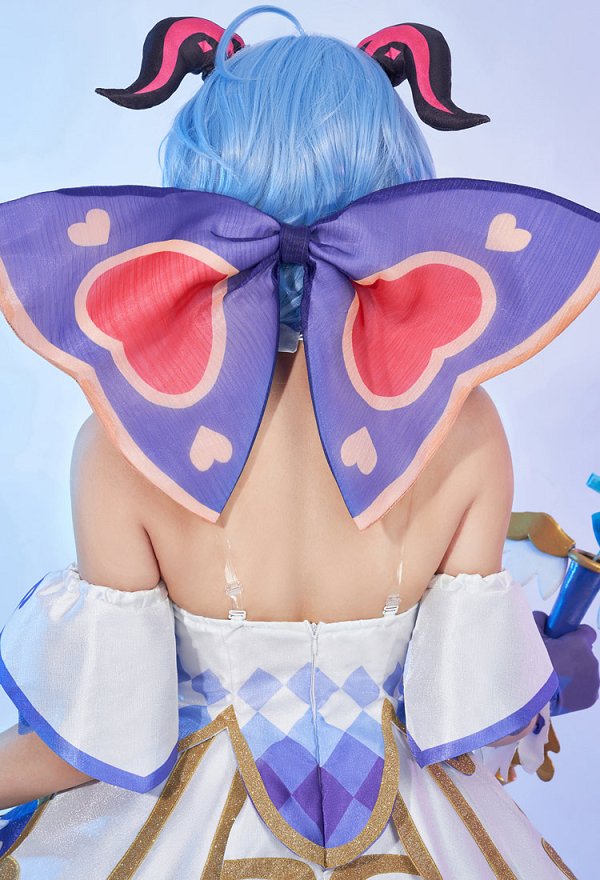 原神 甘雨 カンウ 魔法少女 (illustration by AKUO) コスプレ 衣装 コラボ製品