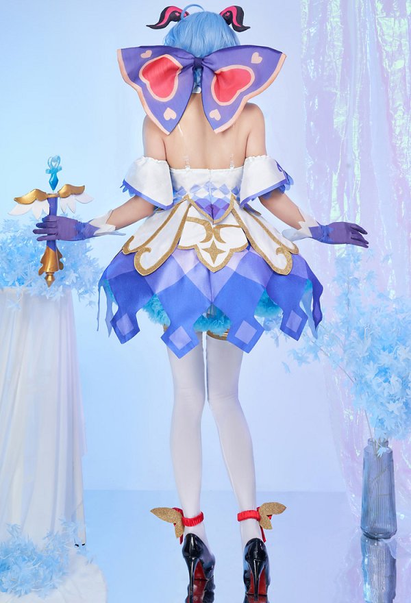 原神 甘雨 カンウ 魔法少女 (illustration by AKUO) コスプレ 衣装 コラボ製品