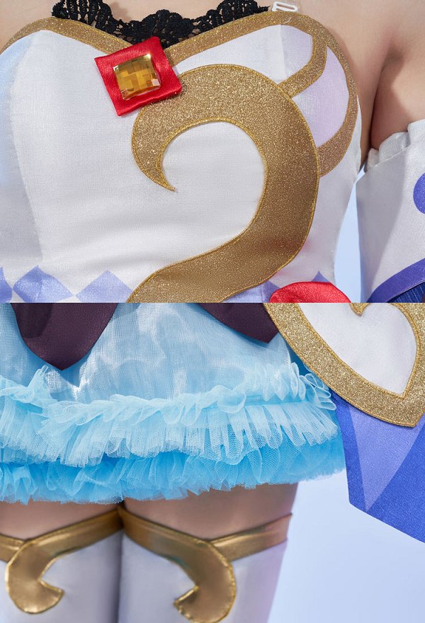 原神 甘雨 カンウ 魔法少女 (illustration by AKUO) コスプレ 衣装 コラボ製品
