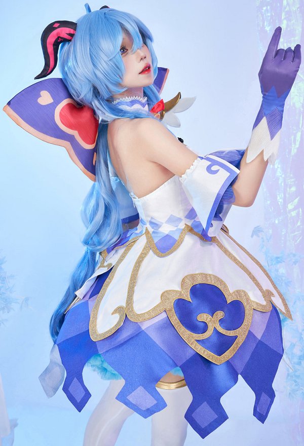 原神 甘雨 カンウ 魔法少女 (illustration by AKUO) コスプレ 衣装 コラボ製品