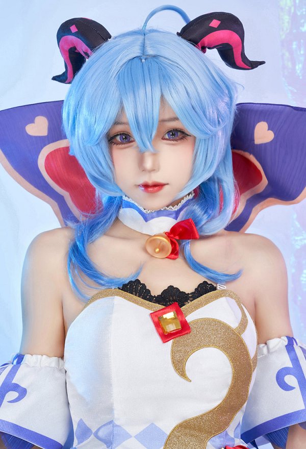 原神 甘雨 カンウ 魔法少女 (illustration by AKUO) コスプレ 衣装 コラボ製品