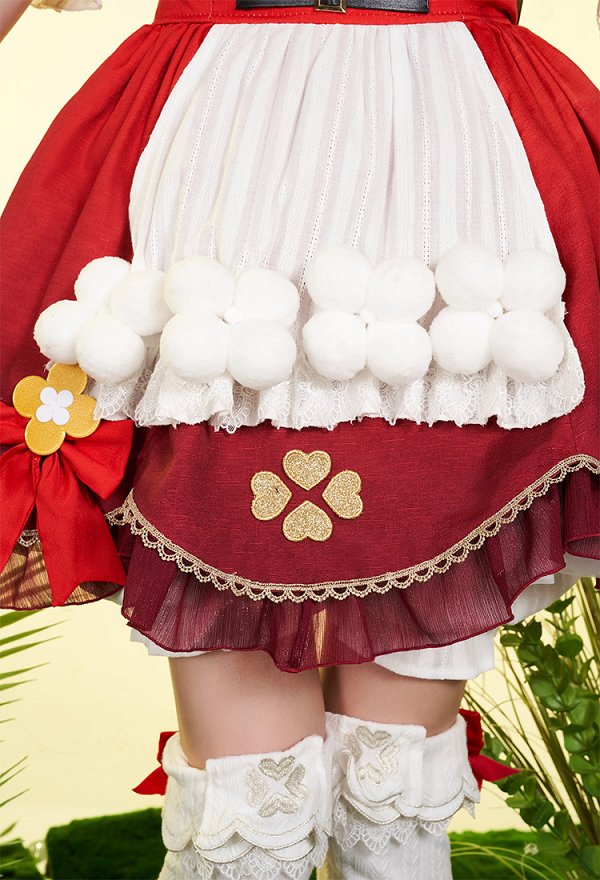 原神 クレー「星燭に揺れる爛花」コスプレ 衣装