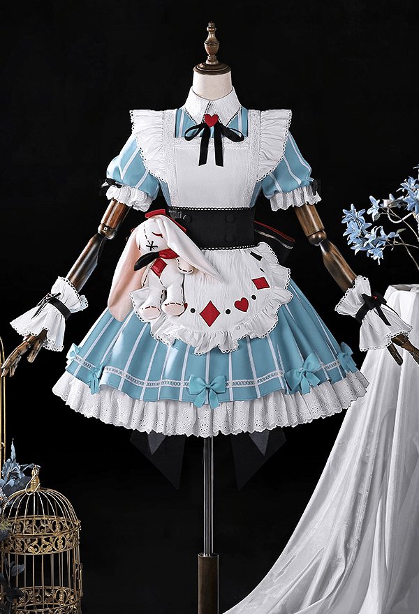 原神 星々の幻境 ワンランドの舞踏会 アリス メイド コスプレ 衣装 原神 星々の幻境 ワンランドの舞踏会 アリス メイド コスプレ 衣装