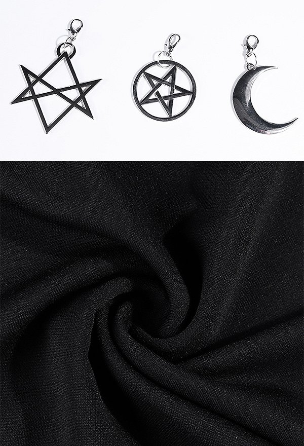 暗黒ゴシック編み物ワンピース 暗黒ゴシック編み物ワンピース
