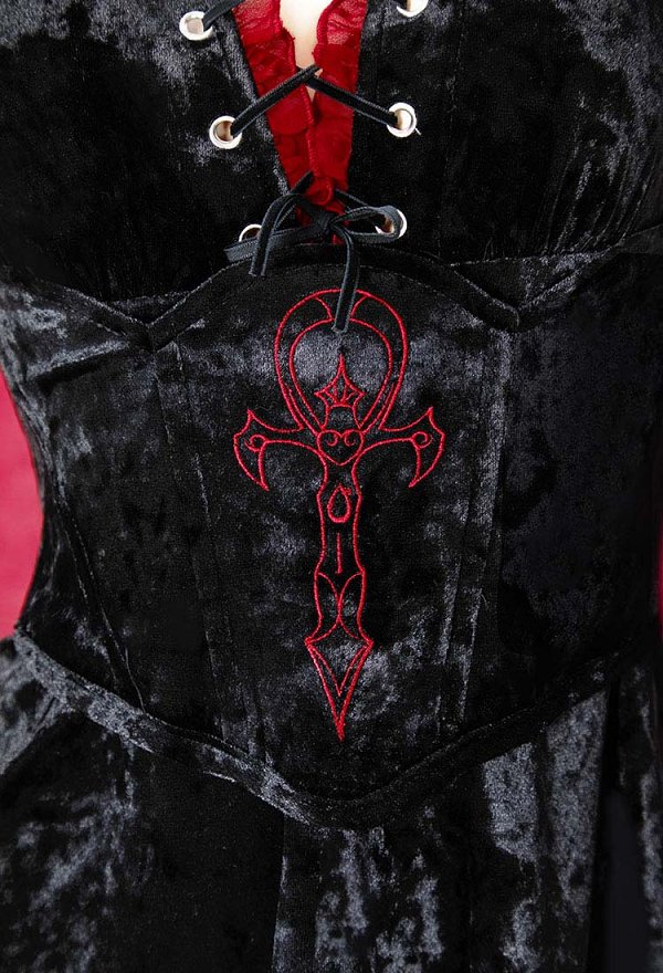 ハロウィーン コスプレ 中世 吸血鬼風 ゴシック ポンポンドレス ハロウィーン コスプレ 中世 吸血鬼風 ゴシック ポンポンドレス