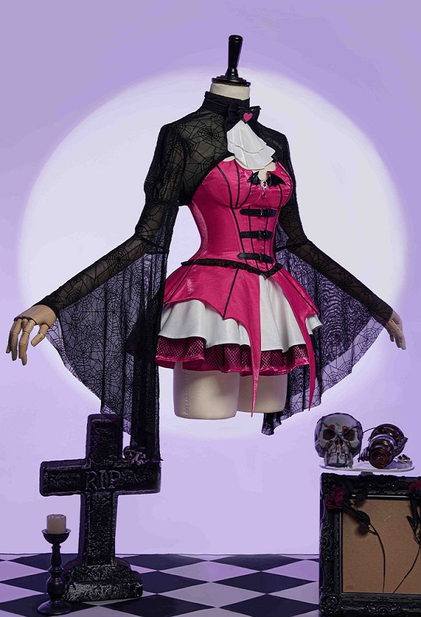 吸血鬼 コスプレ カジュアル 黒色 ゴシック ドレス