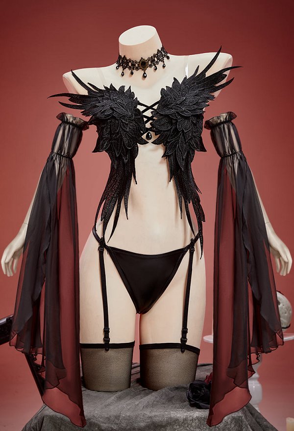 堕ちる天使 ハロウィン セクシー コスプレ コスチューム