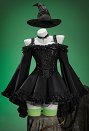 ウィキッド ふたりの魔女 エルファバ コスプレ 同人 ゴシック風 ワンピース