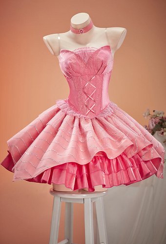 ウィキッド ふたりの魔女 グリンダ コスプレ 同人 グリンダ風 ピンクドレス