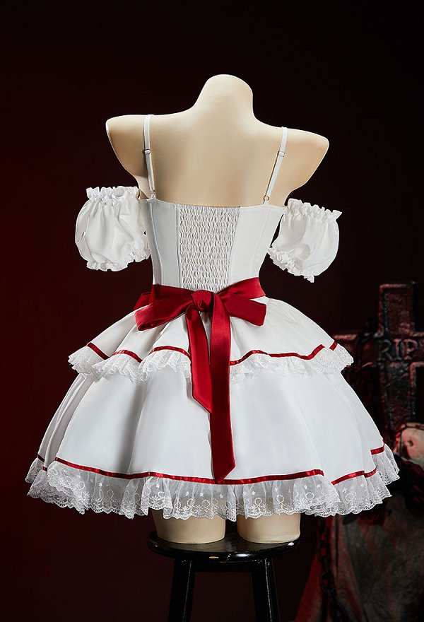アナベル セットアップ コルセットドレス 袖 ベルト付き ダーク アナベル セットアップ コルセットドレス 袖 ベルト付き ダーク