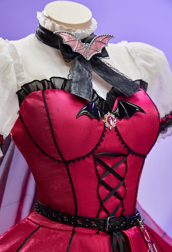 ブラッディガール派生 ゴシック・バットガール バルーンスリーブワンピース ブラッディガール派生 ゴシック・バットガール バルーンスリーブワンピース