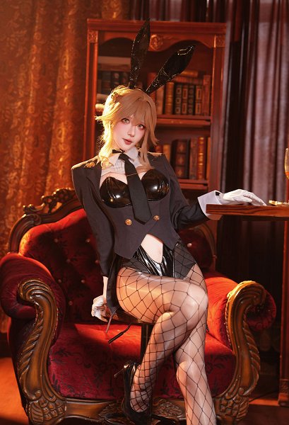 エード：エージェントバニー コスプレ 衣装 - 勝利の女神：NIKKE