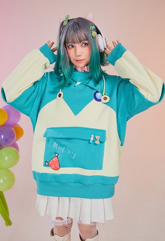 ポケモン カビゴン パーカー 肉球 手袋付き