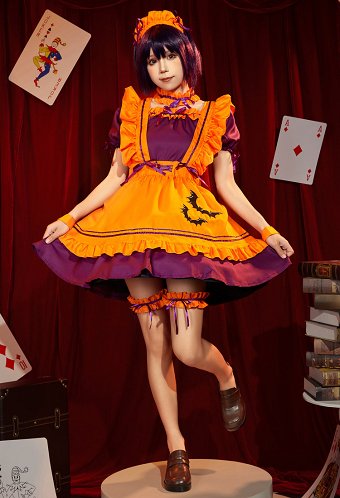 三分妄想 ハロウィン仮装 魔女 ドレス