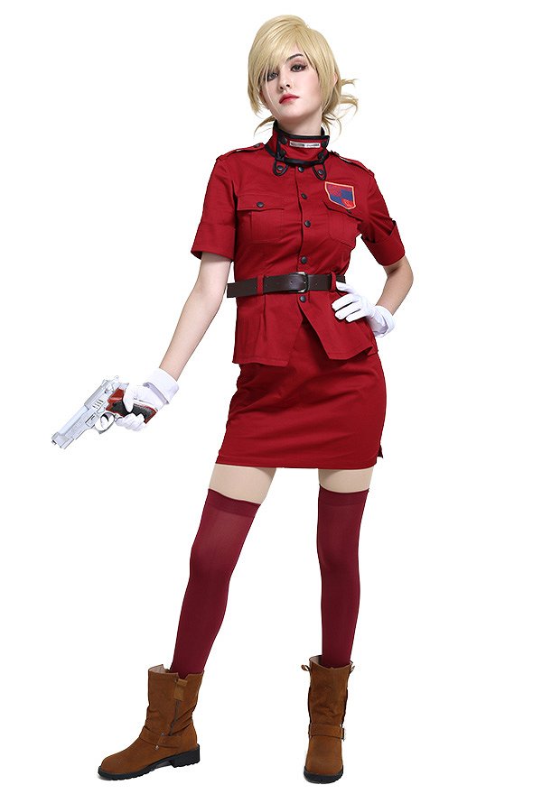 ヘルシング セラス・ヴィクトリア ブルゴーニュレッド コスプレ 衣装 吸血鬼 悪魔 ユニフォーム