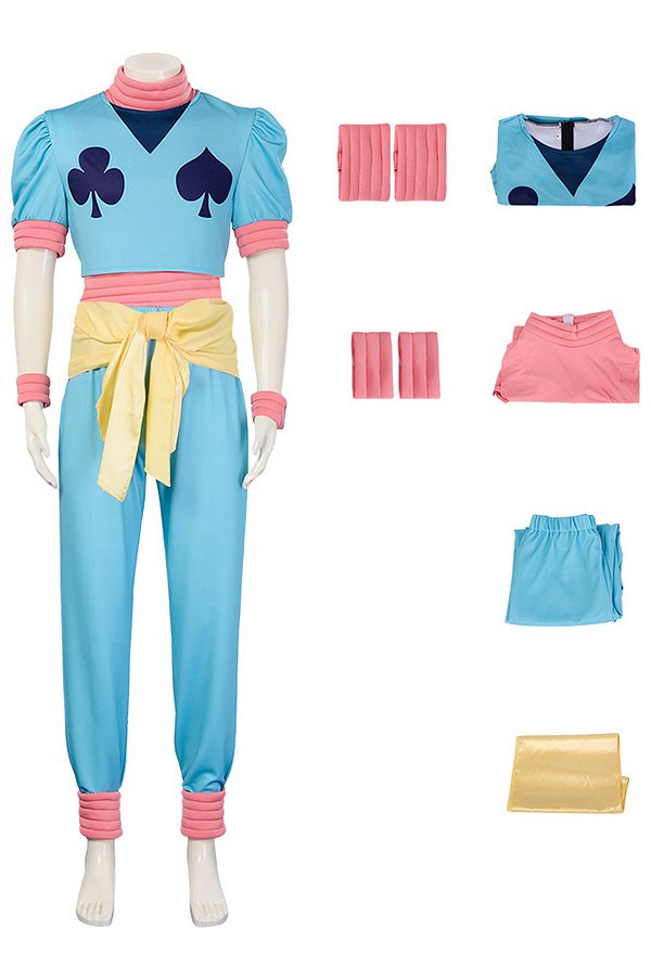 HUNTER×HUNTER ヒソカ コスプレ 衣装 青色 HUNTER×HUNTER ヒソカ コスプレ 衣装 青色