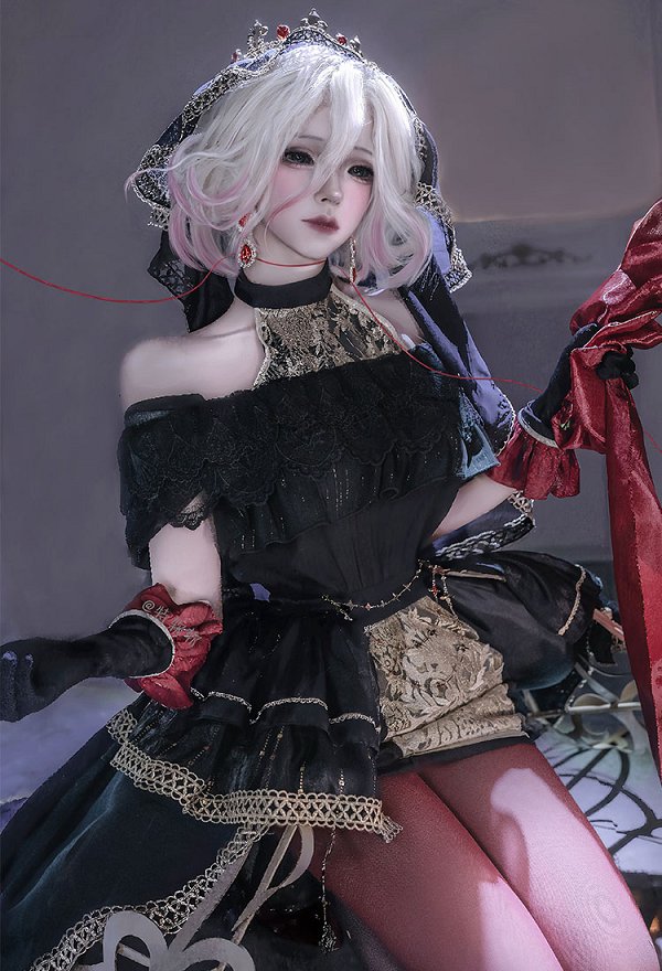マリー BLACK＆WHITE チェス コスプレ 衣装 - Identity V 第五人格