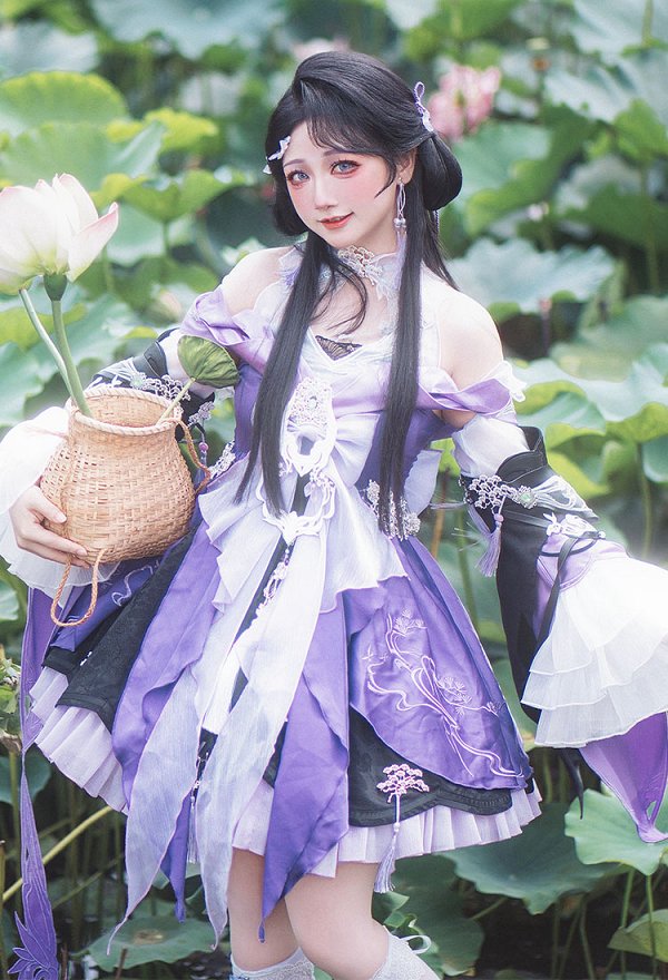 剣網3 鴻輝套 花蘿 コスプレ 衣装