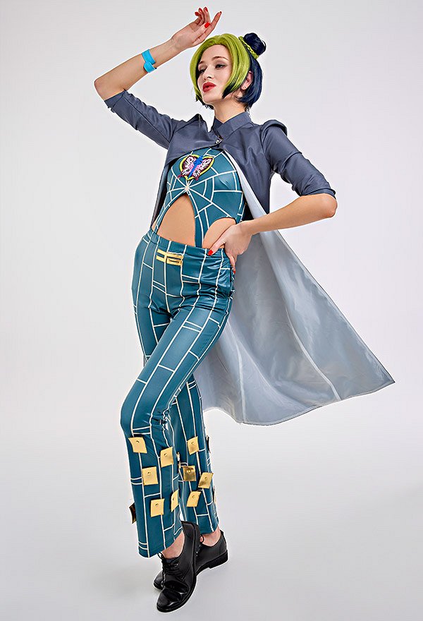ジョジョの奇妙な冒険 Part6 ストーンオーシャン 空条徐倫 コスプレ 衣装 紺