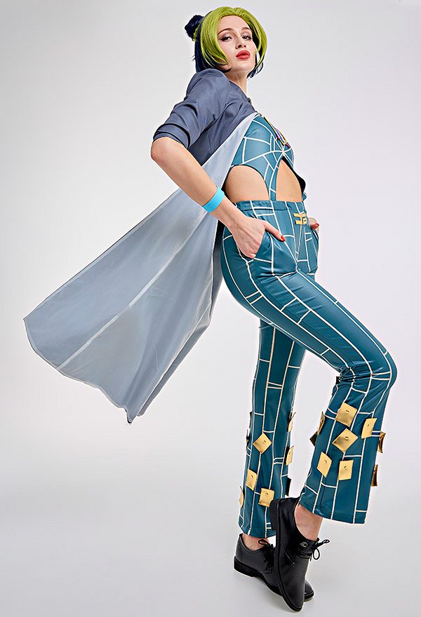ジョジョの奇妙な冒険 Part6 ストーンオーシャン 空条徐倫 コスプレ 衣装 紺