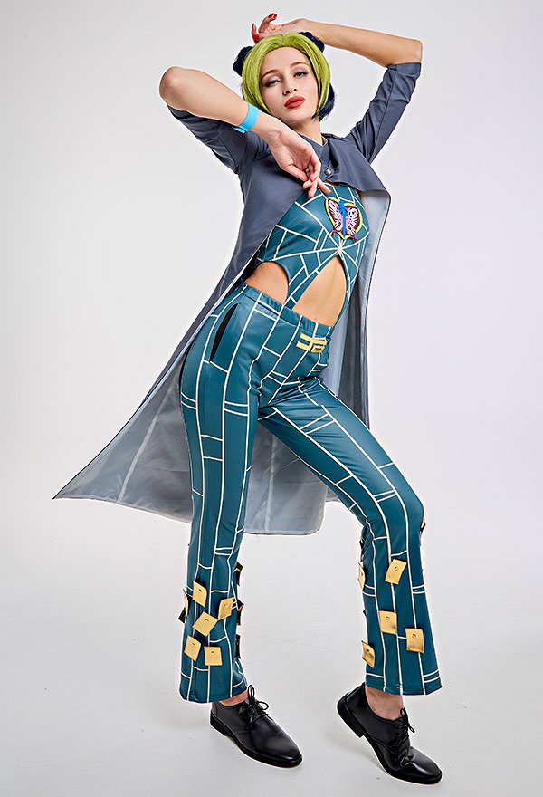 ジョジョの奇妙な冒険 Part6 ストーンオーシャン 空条徐倫 コスプレ 衣装 紺