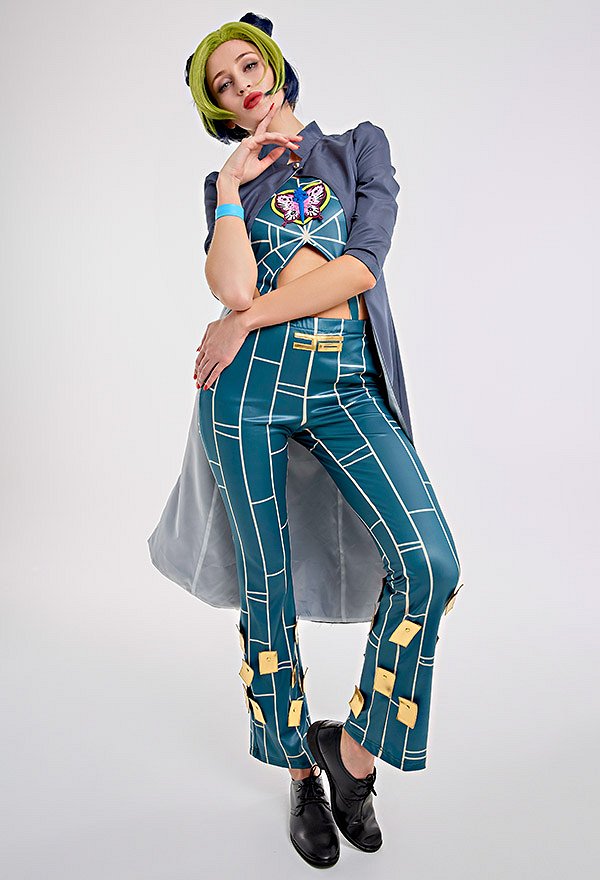 ジョジョの奇妙な冒険 Part6 ストーンオーシャン 空条徐倫 コスプレ 衣装 紺