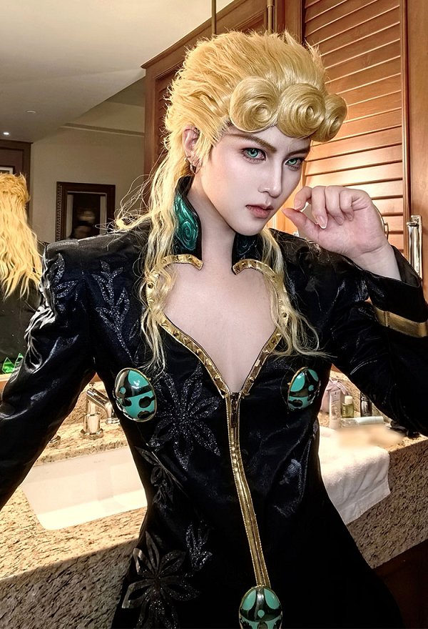 ジョジョの奇妙な冒険 ジョルノ・ジョバァーナ Ver.BLACK コスプレ 衣装 ジョジョの奇妙な冒険 ジョルノ・ジョバァーナ Ver.BLACK コスプレ 衣装