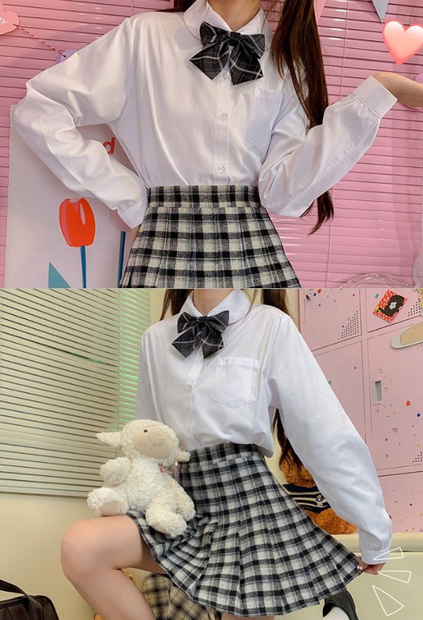 女性 カジュアル トップ ラペルシャツ 日本 JK 制服 スタイル ブラウス 女性 カジュアル トップ ラペルシャツ 日本 JK 制服 スタイル ブラウス