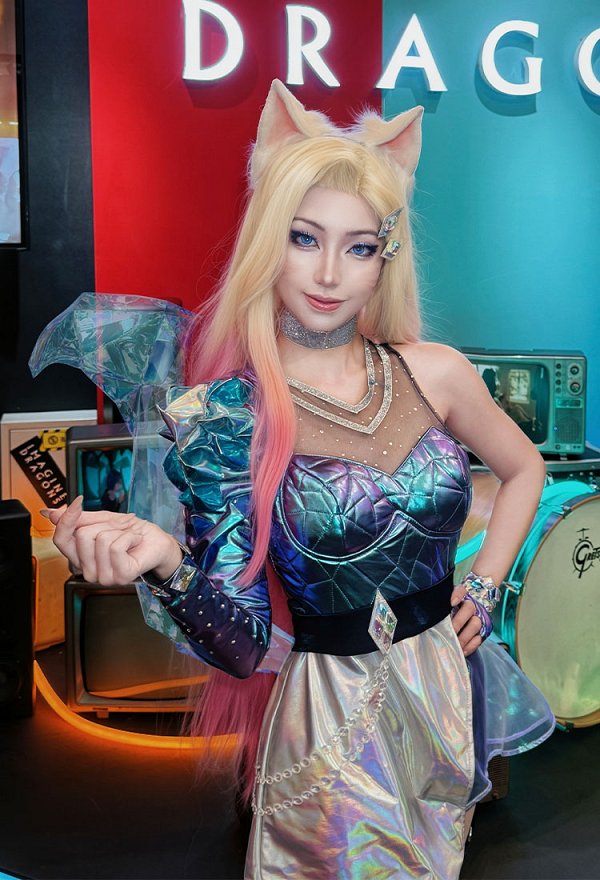 LOL アーリ 九尾の狐 コスプレ 衣装