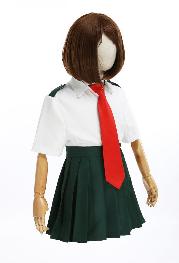 ヒロアカ 麗日お茶子 蛙吹梅雨 学校制服 コスプレ 衣装 子供用