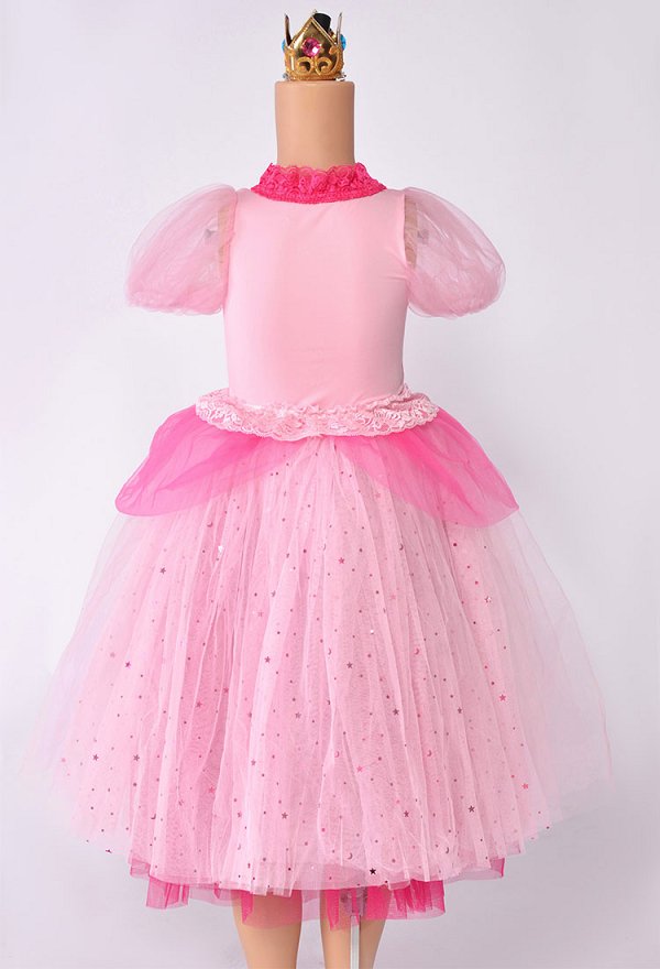 ピーチ姫 コスプレ衣装 子供用 ハロウィン 姫ドレス