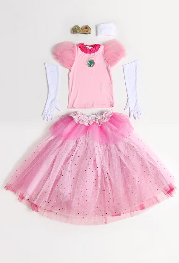 ピーチ姫 コスプレ衣装 子供用 ハロウィン 姫ドレス
