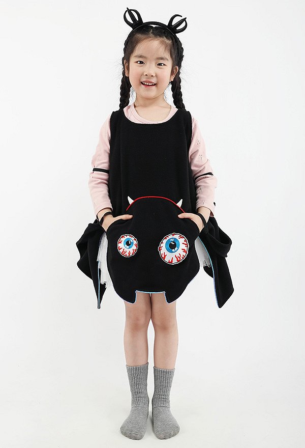コウモリ コスプレ 衣装 ハロウィン 子供用 頭飾り付き